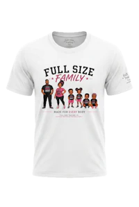 FULL SIZE FAMILY TEE black family white shirt